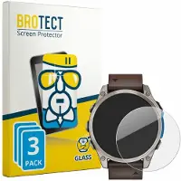 BROTECT - Glas Screenprotector voor Garmin D2 Mach 2 (47 mm) - Gehard Beschermglas 9H 3 Stuks