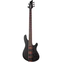 Schecter Charles Berthoud CB-5 See-Thru Black Satin 5-snarige elektrische basgitaar