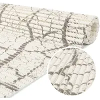 ANRO Badmat Marmer Grijs 130x160cm Antislip Douchemat Afwasbaar Sneldrogend