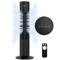 Auronic Torenventilator - Met Afstandsbediening en Timer - Ventilator - 60° Oscillatie - 76 cm - Zwart