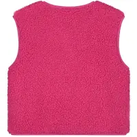 Stains & Stories teddy gilet - magenta Paars Meisjes Polyester Ronde hals - maat 128