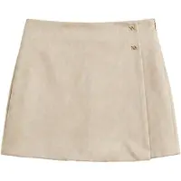 NIK&NIK suède skort - beige Rok Effen - maat 140 | Rok van