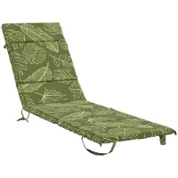 vidaXL Ligstoel Kussen GEMERT 100% Polyester Blad Design