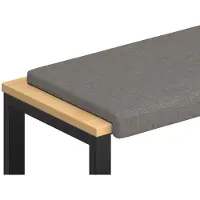 vidaXL Bankkussen Stof Taupe Diepte 35 cm