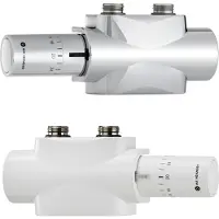 Hydronic Engineering Multilux 4-Set HALO voor tweepijps systeem verchroomd, Verwarmingsaccessoires