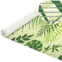 ANRO Badmat Tropisch Groen 65x350cm Antislip Douchemat Afwasbaar Sneldrogend