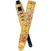 D'Addario 25BYS02 Beatles Yellow Submarine 55th Anniversary Vinyl Gitaarband voor gitaar en bas, Primrose Prairie