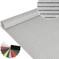 ANRO Badmat Lichtgrijs 65x180cm Antislip Douchemat Afwasbaar Sneldrogend