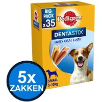 Pedigree 5x - Dentastix Mini Multipack 35-pack - Hondensnacks - 550 g