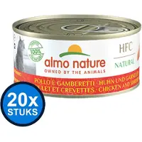 Almo Nature 20x HFC - Kip & Garnaal - Kattenvoer Natvoer - 70g
