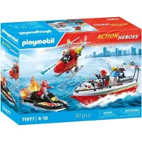 Playmobil Action Heroes Brandweer Reddingsteam met Onderwater Motor - 71977