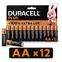 Duracell AA Batterijen - Alkaline - 1,5V - LR6 - 12 stuks