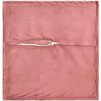 vidaXL Kussen met kussen HOUTEN 12 st Roze fluweel