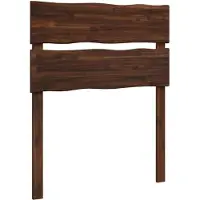 vidaXL Live Edge Hoofdbord ROSTOCK Donkerbruin 100 cm