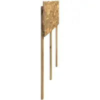 vidaXL Live Edge Hoofdbord ROSTOCK Witgewassen 150 cm