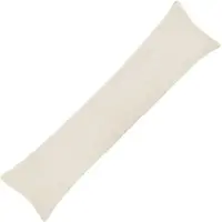vidaXL Kussensloop HEERLEN Crèmekleurig 40 x 145 cm Bouclé