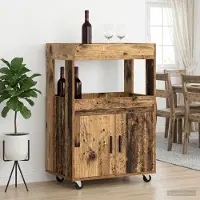 vidaXL Bar Kar Oud hout 60 x 39.5 x 89 cm Bewerkt hout