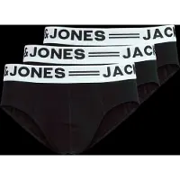 Jack & Jones Heren slips casual briefs jacsense 3-pack effen
