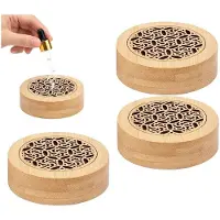 Kepptory 4 Stuk Aroma Box Set, Passieve Diffuser, Box Diffuser Gewoon Essentie Drogen Geschikt voor Meditatie Ruimte en Thuisgeur