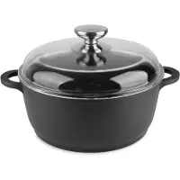 Ambition Taurus Pan met Deksel - 24 cm, 4.2L, Inductie, Ovenbestendig