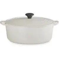 Le Creuset Ovale Stoofpan 31 cm Crème