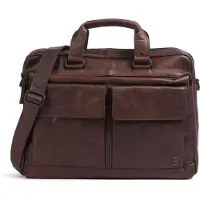 Spikes & Sparrow Robert Businessbag 17" brown schoudertas heren