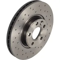 Brembo Remschijf 09A4271X voorkant, gelocht, geventileerd, geperforeerd, 1 Stuk
