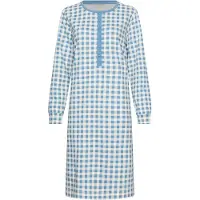 Pastunette Nachthemd 'Blue Cottage' blauw / offwhite