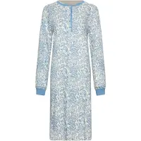 Pastunette Katoenen dames nachthemd blauw | Maat 50