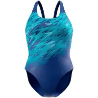 Speedo Hyperboom Placement Swimsuit Blauw 34 Vrouw