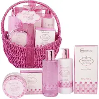 IDC INSTITUTE ROSE Douche- en bodyverzorgingsset – ROSE bad- en lichaamsverzorgingsset – verzorging voor lichaam en huid