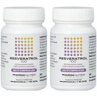 Pharmanutrics Resveratrol 100 2x60 St Capsules