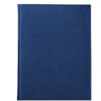 Brepols Optivision Large Classica weekagenda met uurindeling 2027 marineblauw (1 week per 2 pagina's) NL