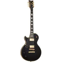 Schecter Custom Solo-II Aged Black Satin LH linkshandige elektrische gitaar