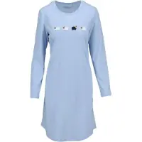 Ringella Katoenen dames nachthemd fjord blauw | Maat 48