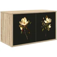 vidaXL Wand gemonteerd TV Kast BREMEN 69 x 33 x 40 cm Sonoma Eiken