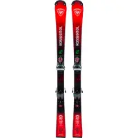 Rossignol - Packs (ski's & bindingen) - Hero Athlete SL Pro 128-149 + NX7 2027 voor Unisex van Hout - Kindermaat 142 cm - Rood