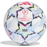 Adidas Bal 'UEFA Champions League 26/27 Pro Sala' lichtblauw / rood / zwart / wit