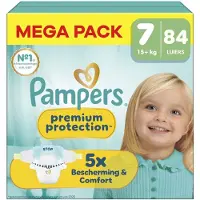 Pampers - Premium Protection - Maat 7 - Mega Pack - 84 luiers - 15+KG