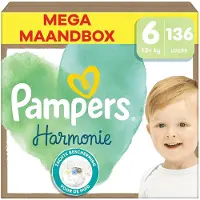 Pampers - Harmonie - Maat 6 - Mega Maandbox - 204 stuks - 13+KG