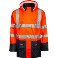Lyngsøe Rainwear Lr37 Regenjack Hi-viswaterdicht Winddicht | Maat: L