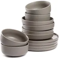 Leonardo Roma serviesset 12 delig taupe