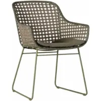 Cotoons Tuinstoel Alessio Stoel Moss + Kussens Emerald