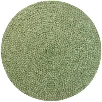 vidaXL Jute Placemat 4 st Olijfgroen 100% Tossa Jute