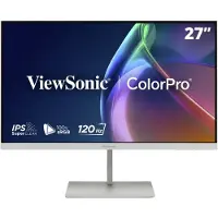 Viewsonic VP2766-2K-W grafische monitor, wit 68,58 cm (27 inch) QHD, 16:9, 5 ms, IPS, 350 cd/m², 120 Hz, HDR10, USB-C, 2 luidsprekers van 3 W, in hoogte verstelbaar, pivot