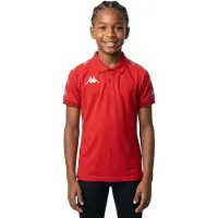 Kappa Caldes Short Sleeve Polo Rood 6 Years Kinderen