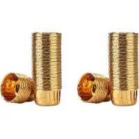 MaxPower 100 stuks aluminiumfolie cupcake-vormpjes wegwerp muffinvormpjes bakvormen aluminium cupcake tip pan goud
