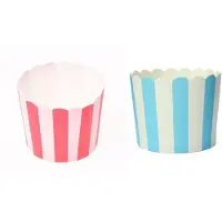 MaxPower 100 stuks Cupcake Papieren Taartvormpjes Bakvormpjes Liners Muffin Keuken Bakken - 50 stuks Rood en 50 stuks Blauw