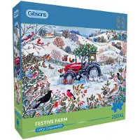 Gibsons Festive Farm Puzzel 250XL Stukjes