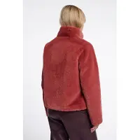 Rino & Pelle Vie.7002611 rino en pelle single breasted faux fur jacket antique rouge